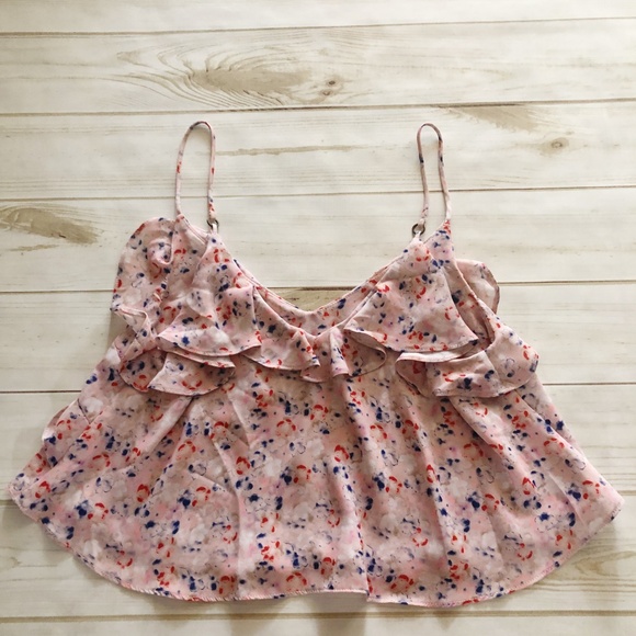 Topshop Ruffle Cropped Tank - Picture 5 of 5